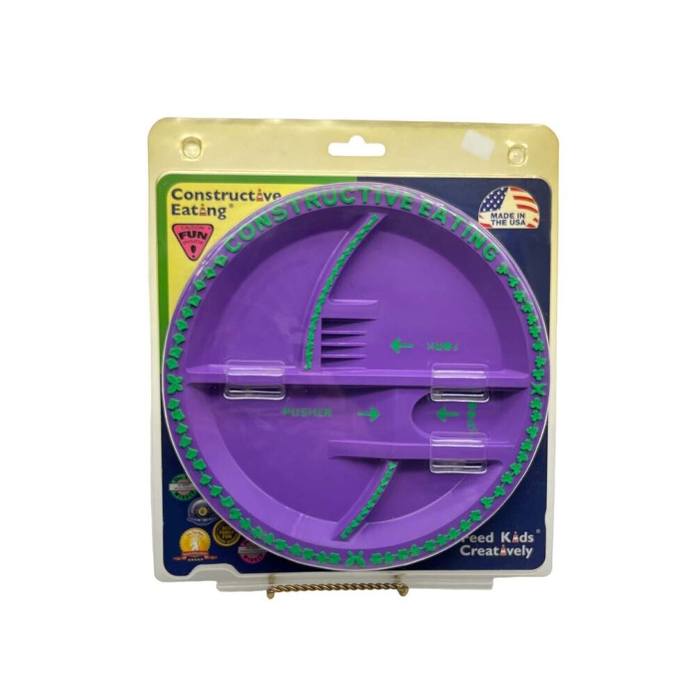 Constructive Eating Garden Fairy Plate Only Toddlers, Infants, Babies & Kids USA